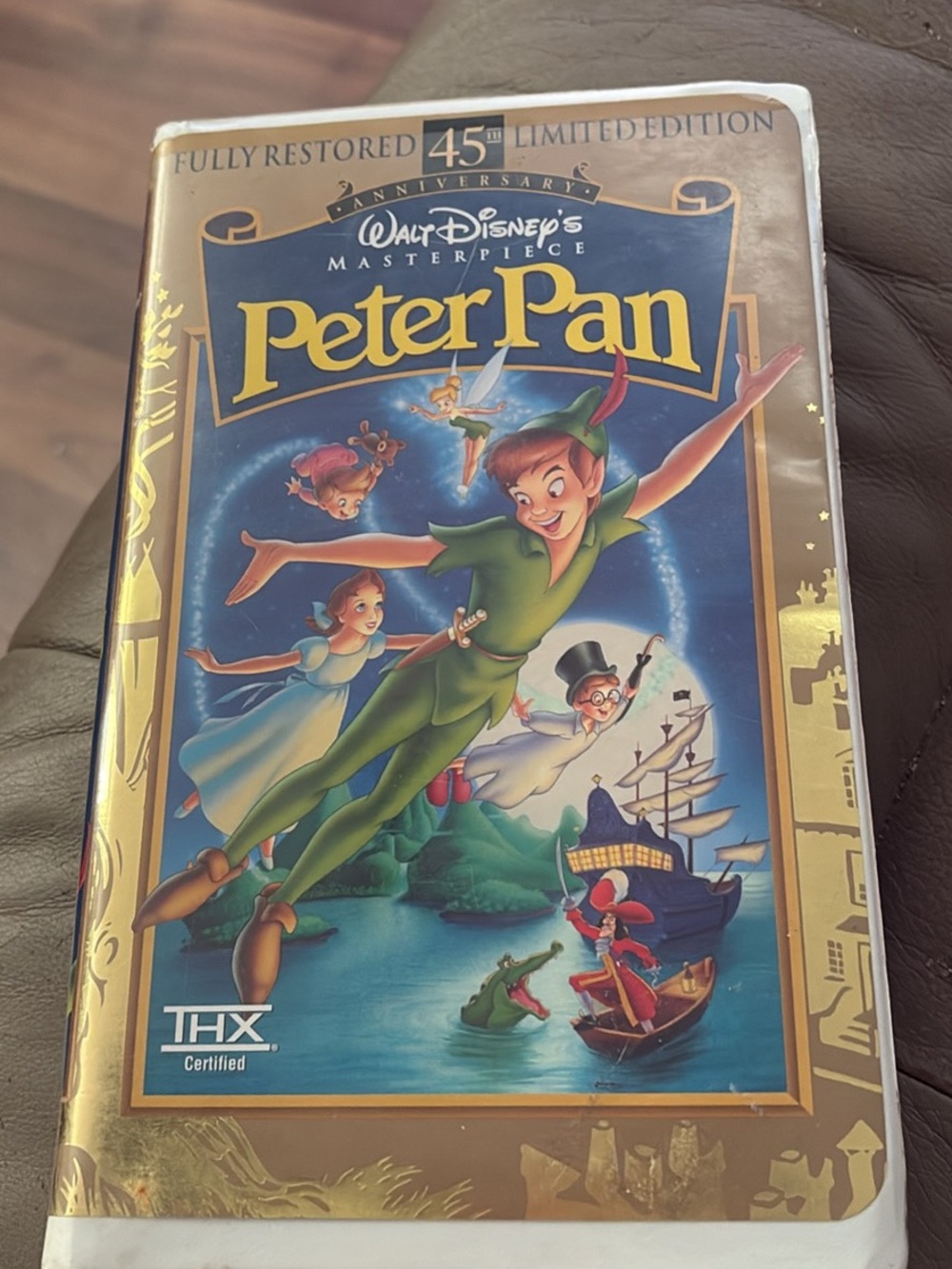 Walt Disney Peter Pan 45th Anniversary Restored Edition - Gold/Blue
